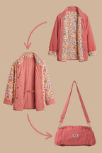 Veste/Sac week-end Séville Blush