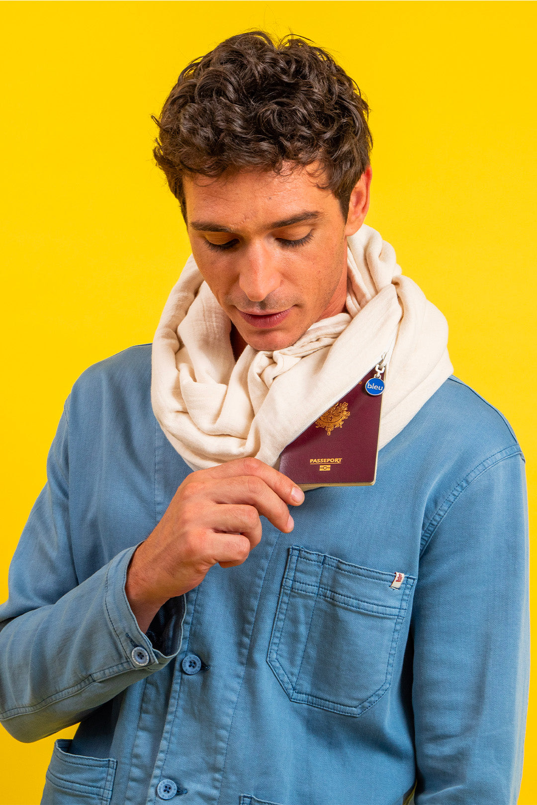 Chèche/Besace Mexico Ivoire