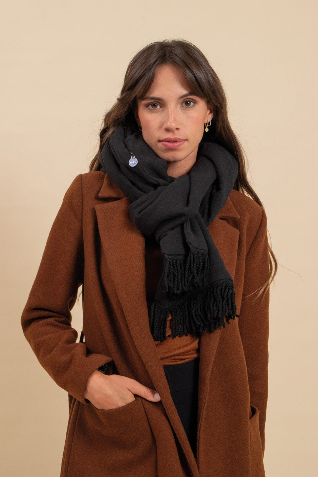 Écharpe/Sacoche Londres Caviar