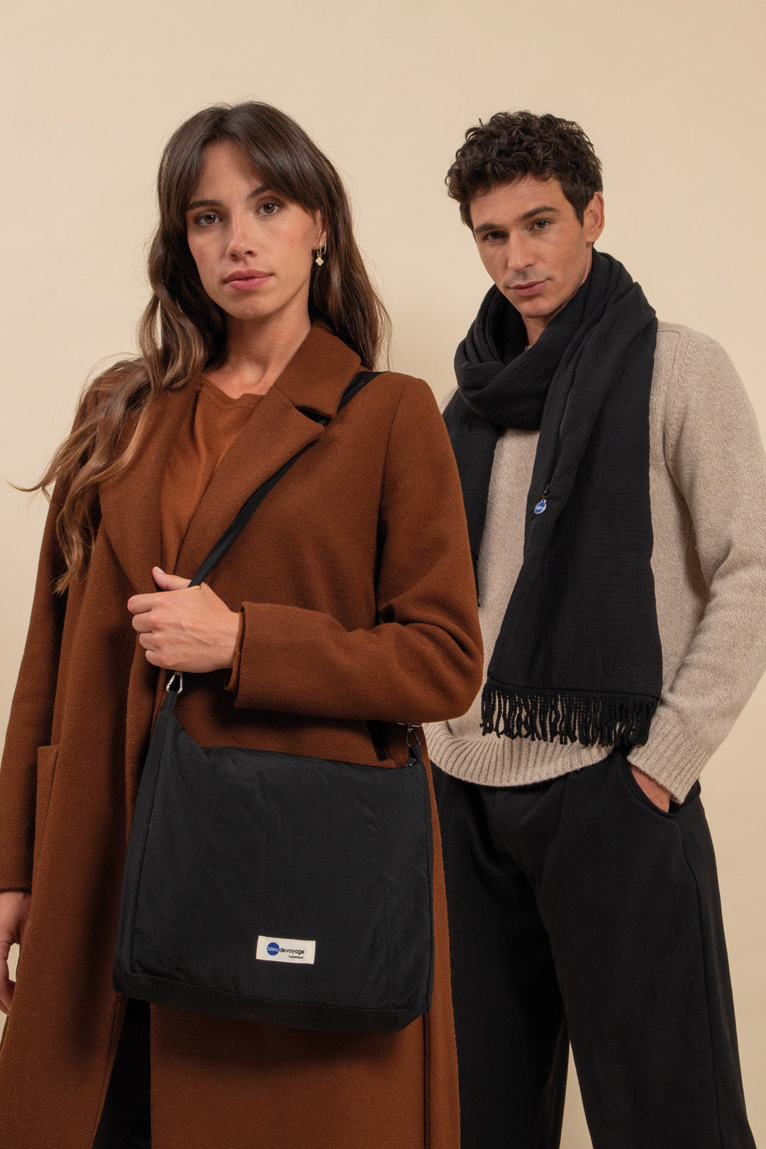 Écharpe/Sacoche Londres Caviar