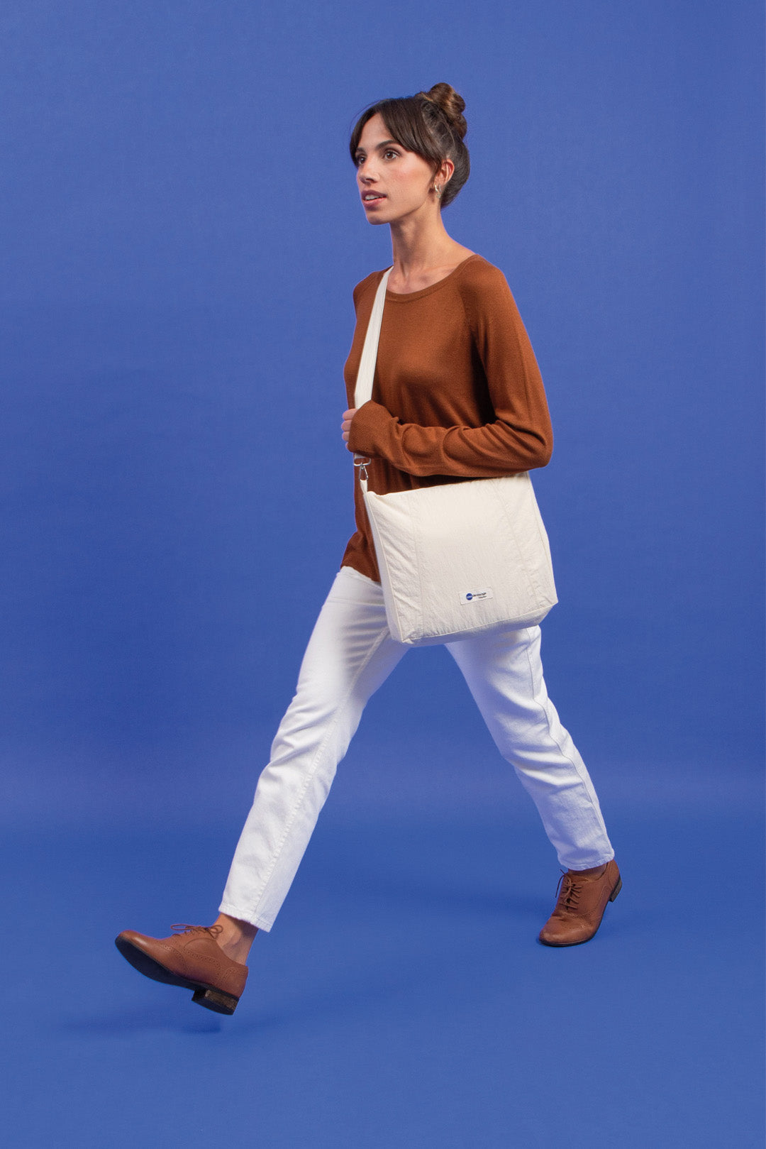 Écharpe/Sacoche Londres Ivoire