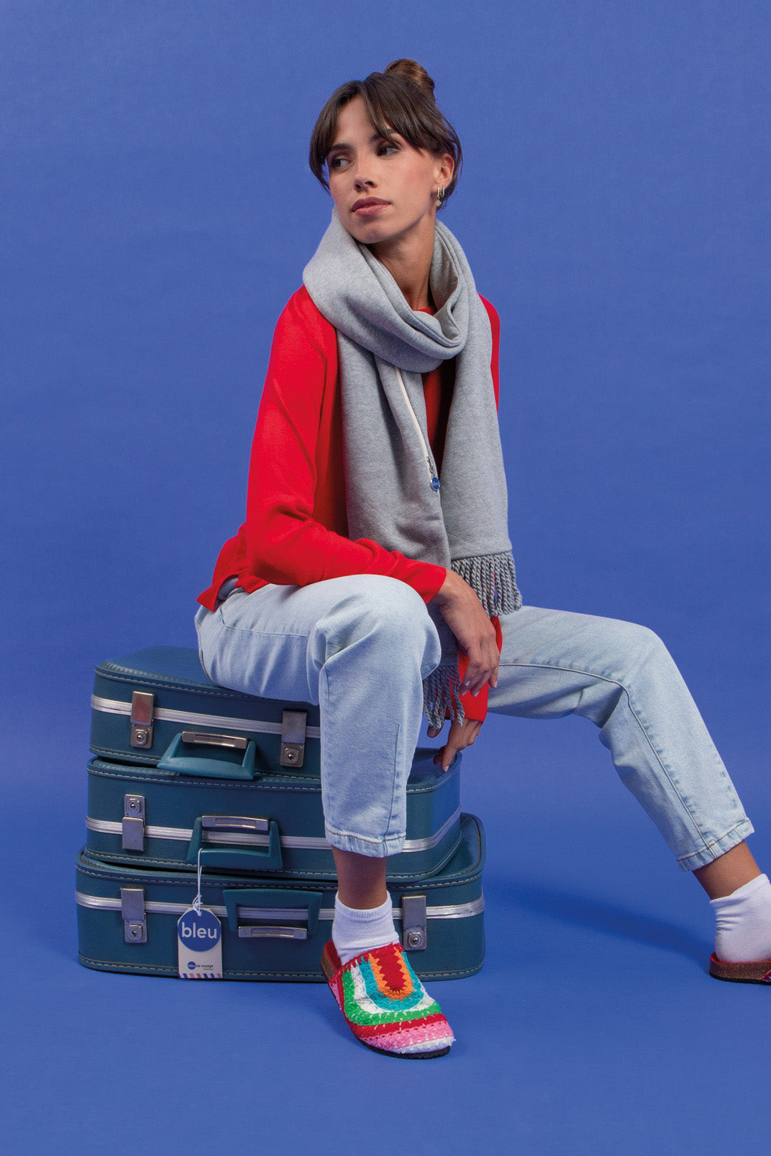 Écharpe/Sacoche Newyork Grey