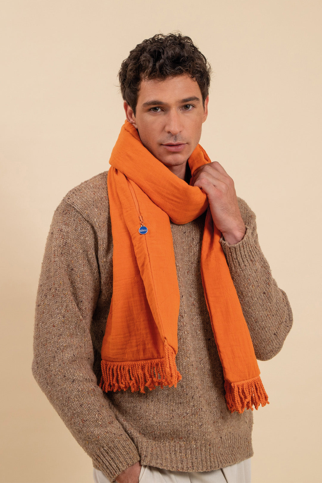 Écharpe/Sacoche Londres Mandarine