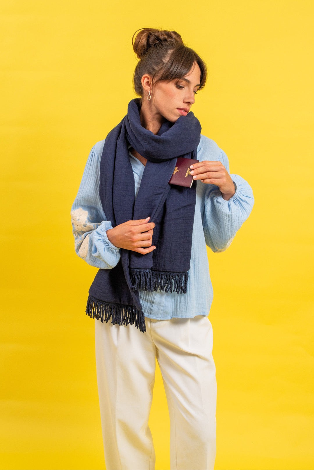 Écharpe/Sacoche Londres Nuit