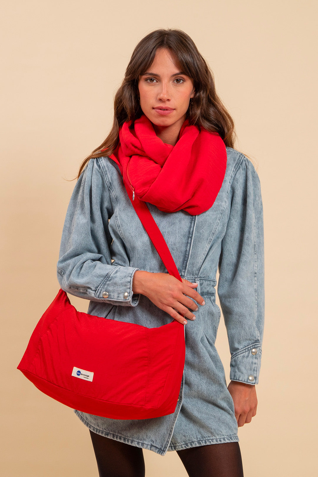 Chèche/Besace Mexico Ruby