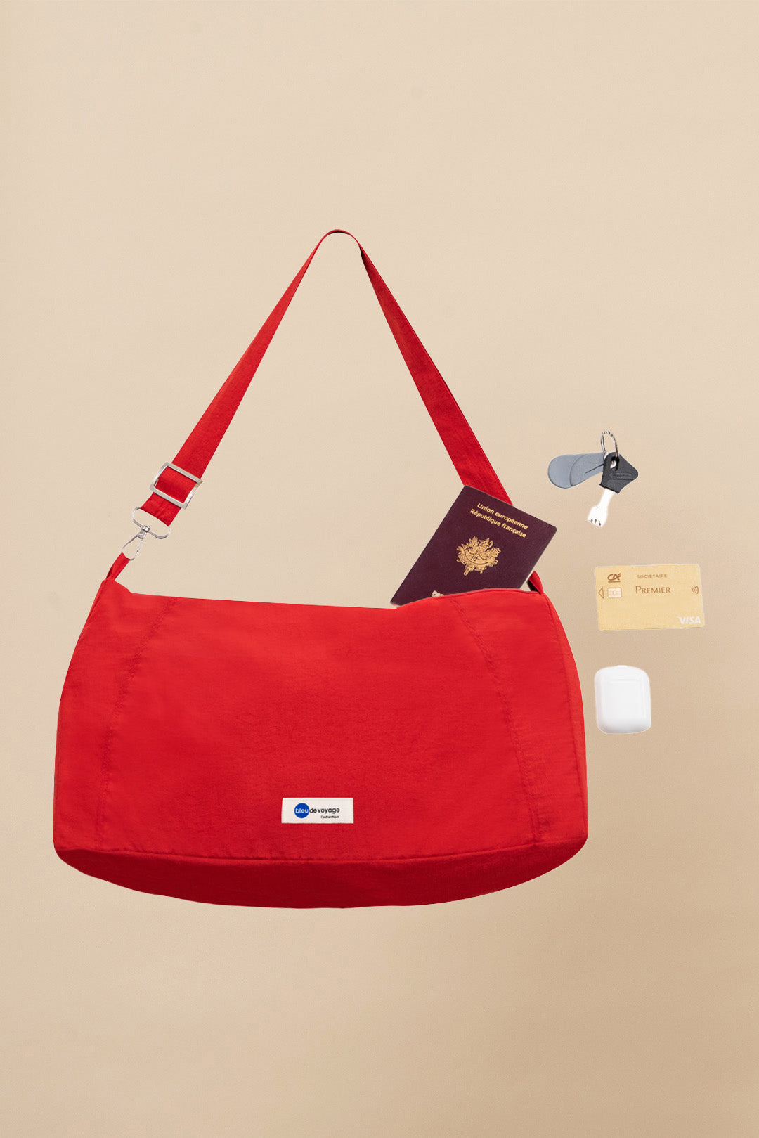 Chèche/Besace Mexico Ruby