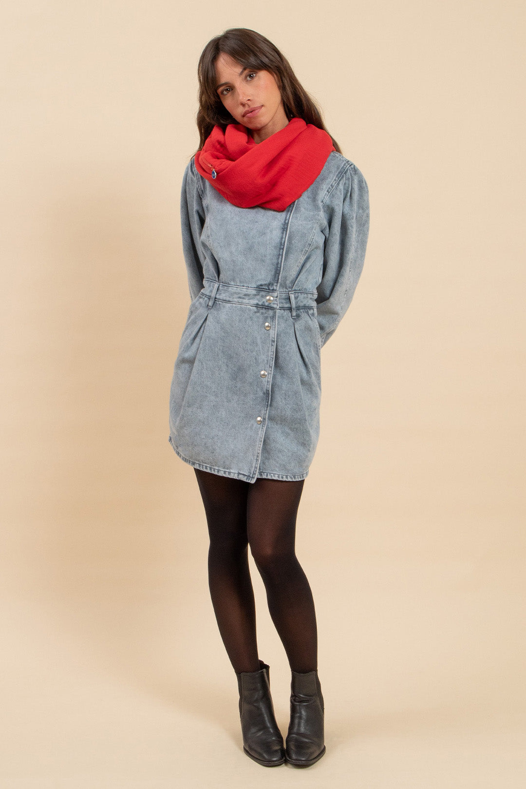 Chèche/Besace Mexico Ruby