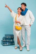 Chèche/Besace Mexico Indigo